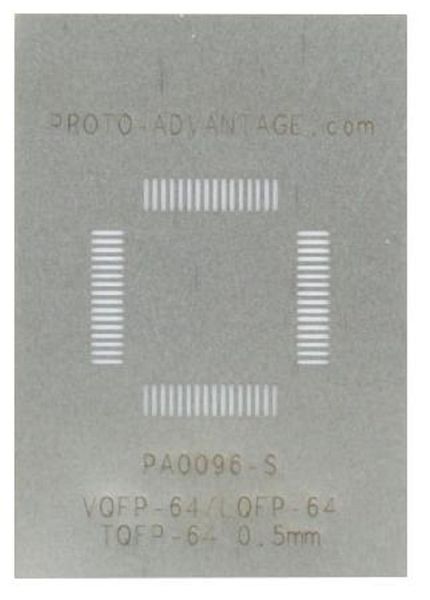 Pronto Advantage (PA0096-S) Stencil, Stainless Steel