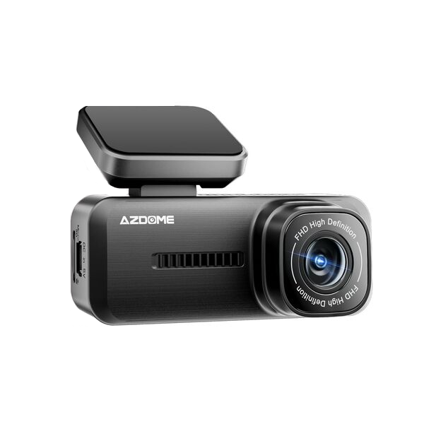AZDOME Mini Dash Cam 1080P Front Hidden Windshield Mount, 24H Parking Mode