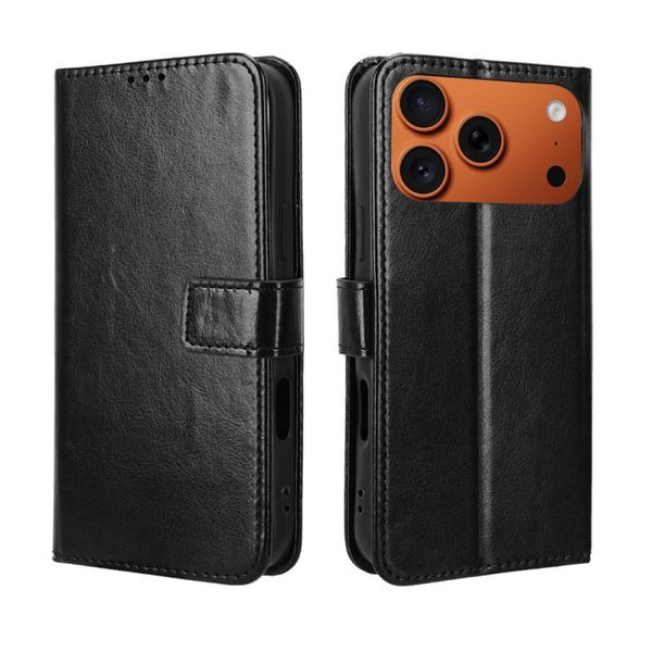 Crazy Horse Pattern Leather Case Compatible With Infinix Hot 60 Pro Plus