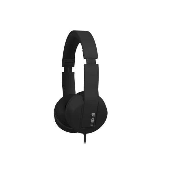 Maxell - SMS-10 METALZ Mid Size Headphones - OBSIDIAN