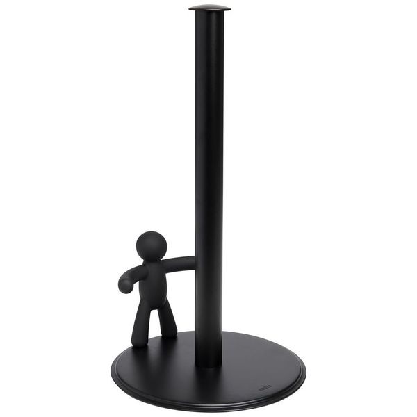 Umbra Buddy Paper Towel Holder Black One-Handed Tear Stand