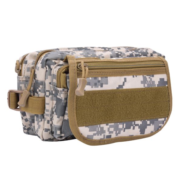 Gray Camo Oxford Sport Waist Bag