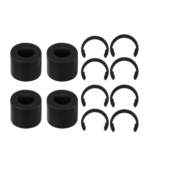 8 Retaining Clip Rings &amp; 4 Mat Rubber Roller Replacements for Cricut