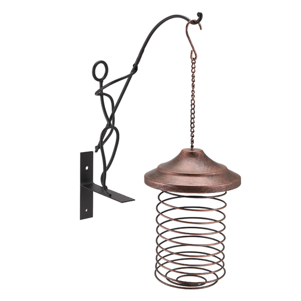 Iron Bird Feeder Outdoor Hanging Feeding Portable B