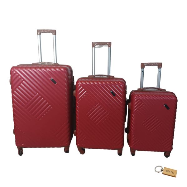 Expert Hard Outer Shell Suitcase - Quad Wheel-G2 With SMTE Bag Tag - 3-Piece