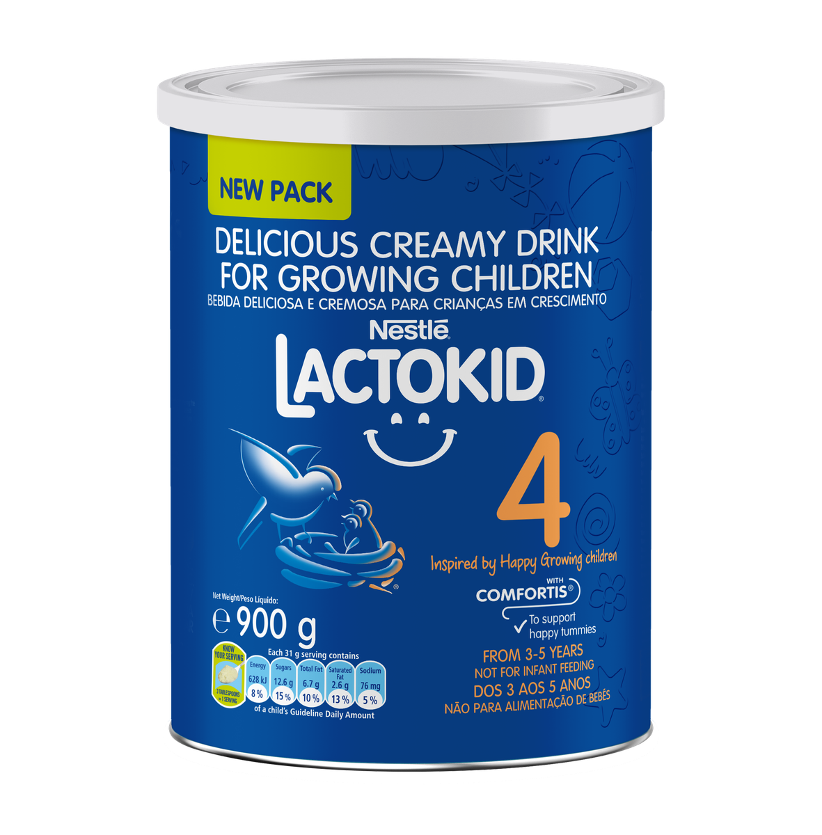 Nestle lactokid 4 milk powder for young children 900g shop today get