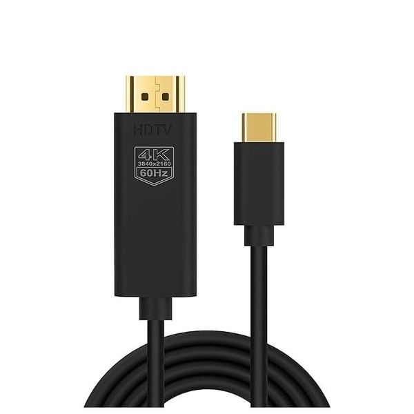 USB C to HDMI Cable (4K@60Hz) 8FT, Flexible USB Type C to HDMI Cord by ( GD