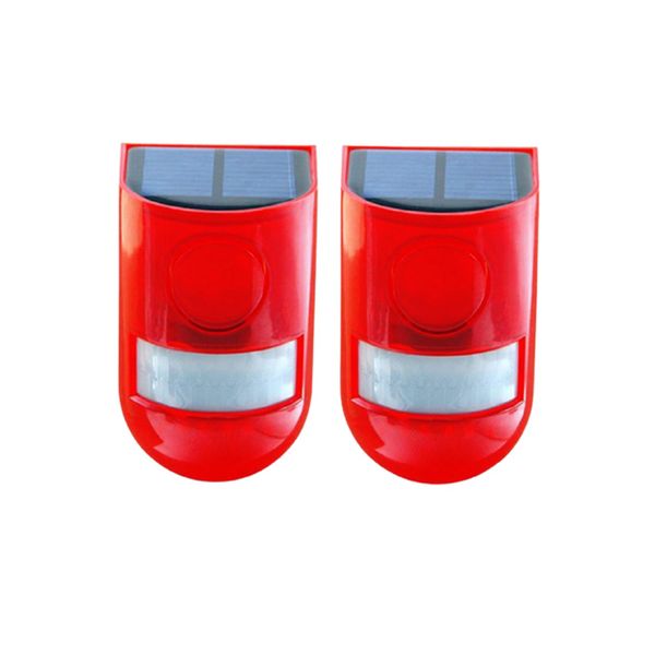 Solar Powered Alarm Lamps (2 Piece)