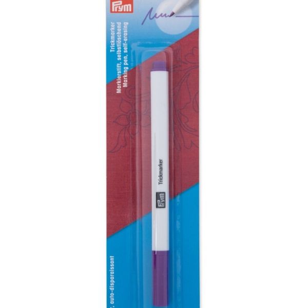 Prym Self Erasing Purple Trick Marker for Fabric / Material