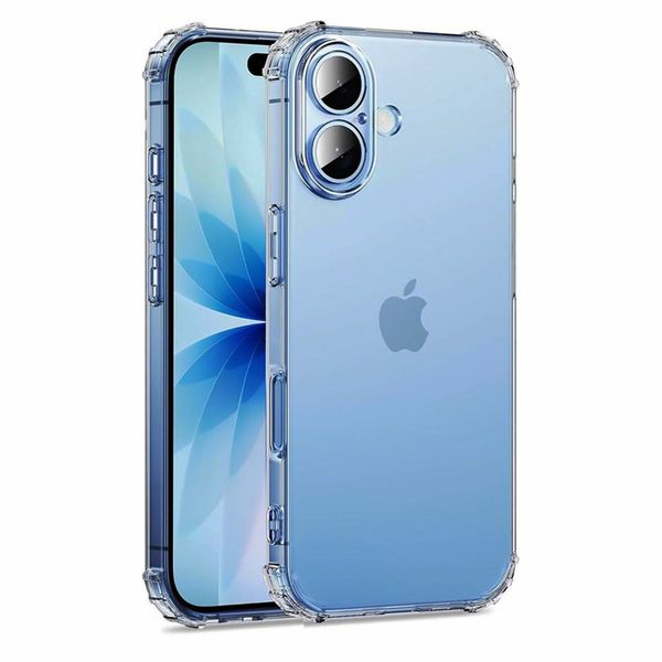 Clear Case with Bumper Protection - Transparent Compatible with iPhone 17
