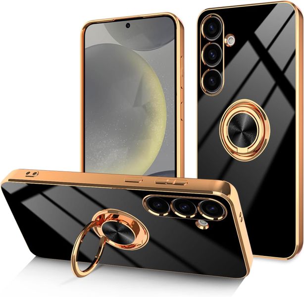Ring Holder Soft TPU Phone Case Compatible With Samsung Galaxy S23 Ultra
