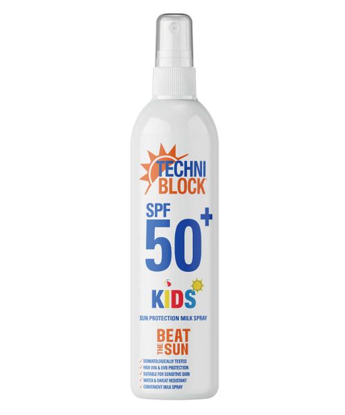 Techniblock Sunscreen Milk Spray Kids SPF50 250ml