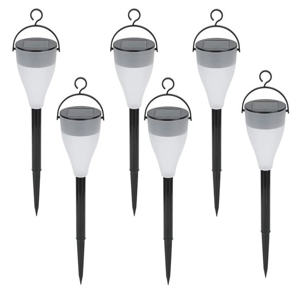 6pcs Outdoor Solar Powered Patio Lights F50-43-14