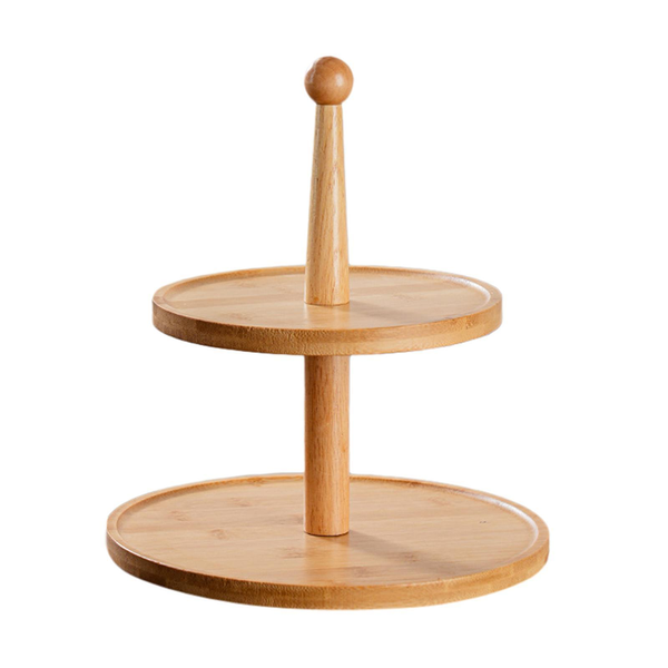 Wooden Dessert Cupcake Stand - 2 Tier