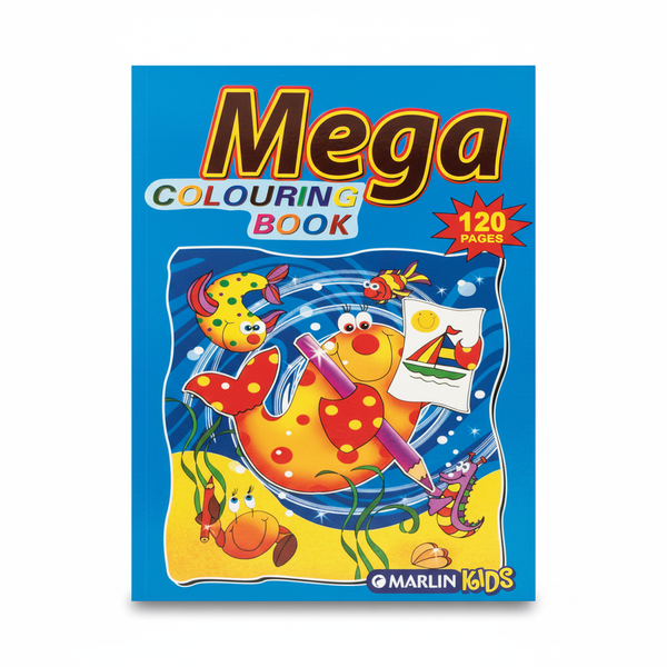 Marlin Kids 120 Page Colouring Book for Ages 3 and Up