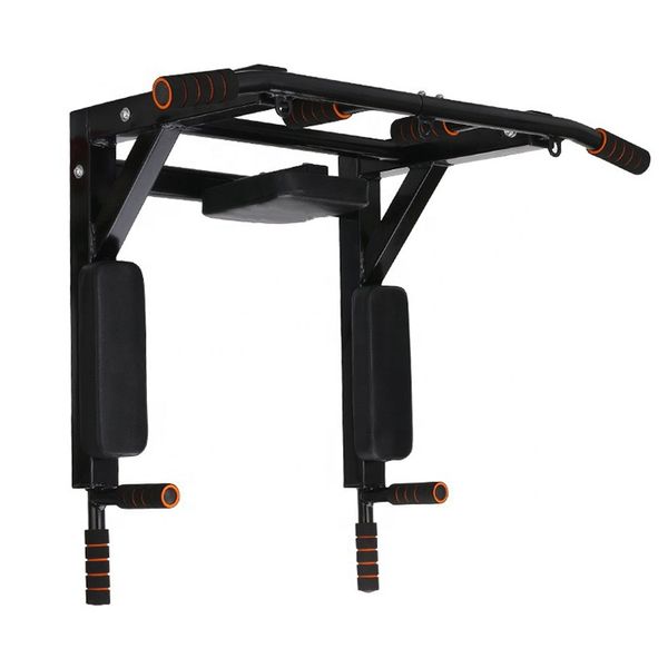 TechnoFit Pull Up Bar - Multifunction 8-in-1 Exercise Station - Black