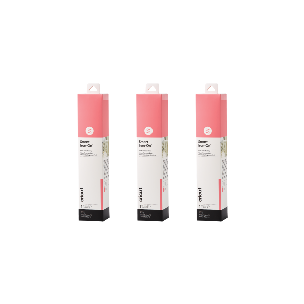 Cricut Smart Iron-On 33X273Cm 1 Sheet (Pink) 3 for 2 Bundle