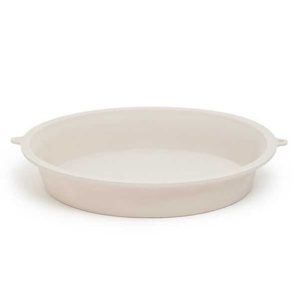 George &amp; Mason - Silicone Round Cake Mould 28.5cm - Cream