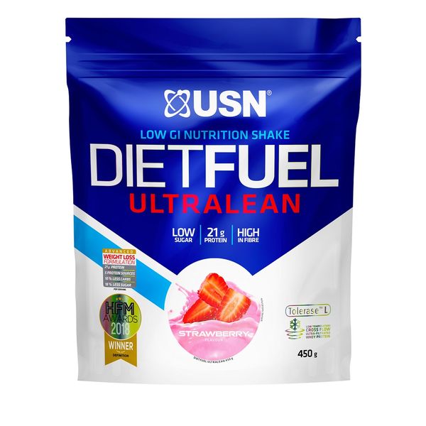 USN Diet Fuel Ultralean Strawberry 450 g