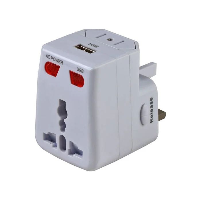 Universal 998 with 1 USB Travel Adapter