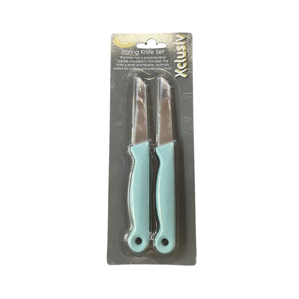 Knife-Set 2 Piece W/Colour Handles