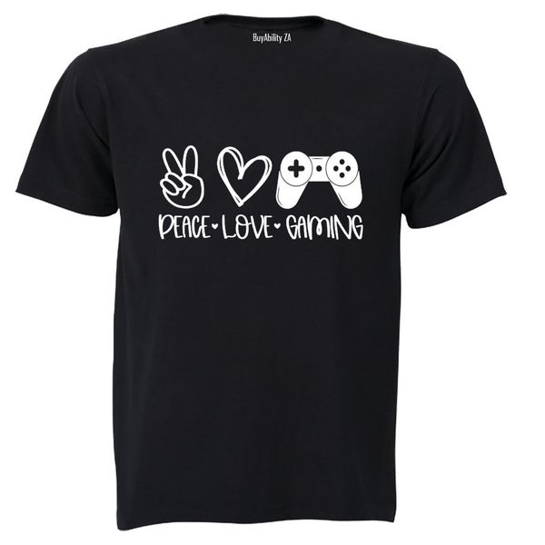 Peace. Love. Gaming - Adults - T-Shirt