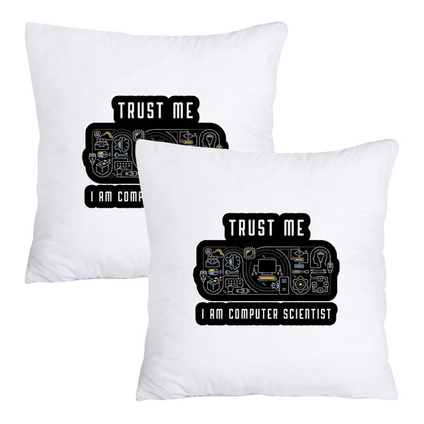 Scatter Cushion Cover Set - Trust me im a computer scientist.
