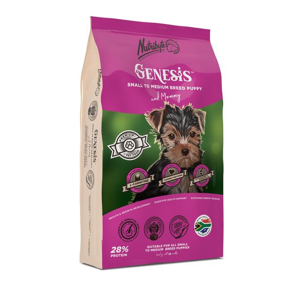 Nutribyte - Genesis - Small to Medium Puppy - Dog Food - 1.5kg