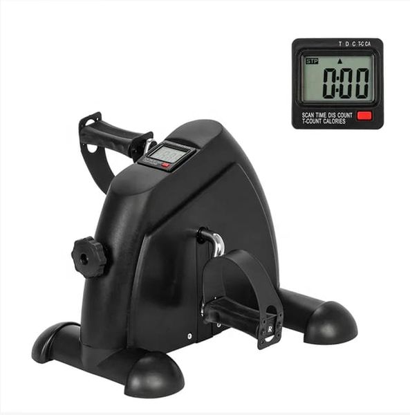 Mini Pedal Exercise Bike for Arm Leg Training with LCD Display