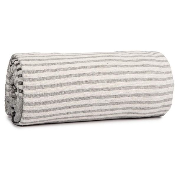 Bulk Pack 2 x Miss Lyn Kikoy Throw - Light Grey Honeycomb