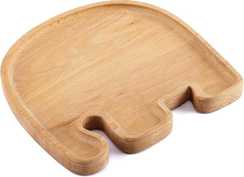 Plate Snack Lunch Dish Elephant Shape