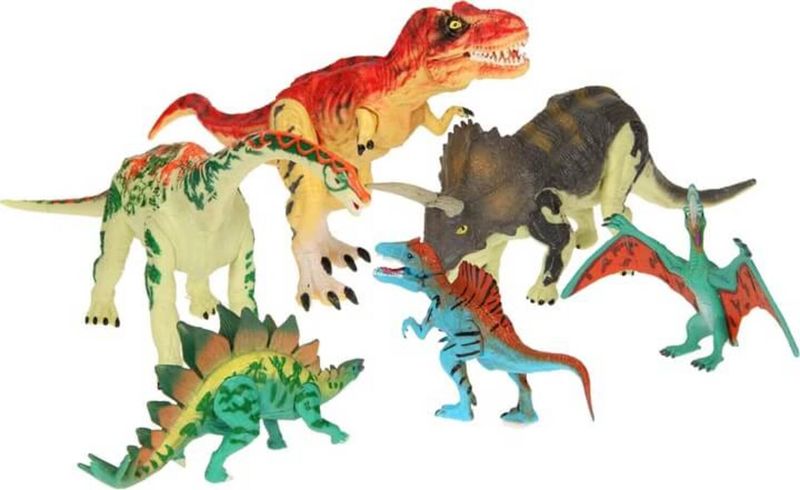 King Me World Dinosaur Playset, 6 Pieces