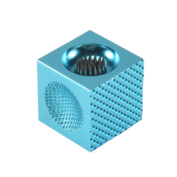 Square Billiards Pool Cue Tip Tool Club Tip Sharpener Snooker Blue