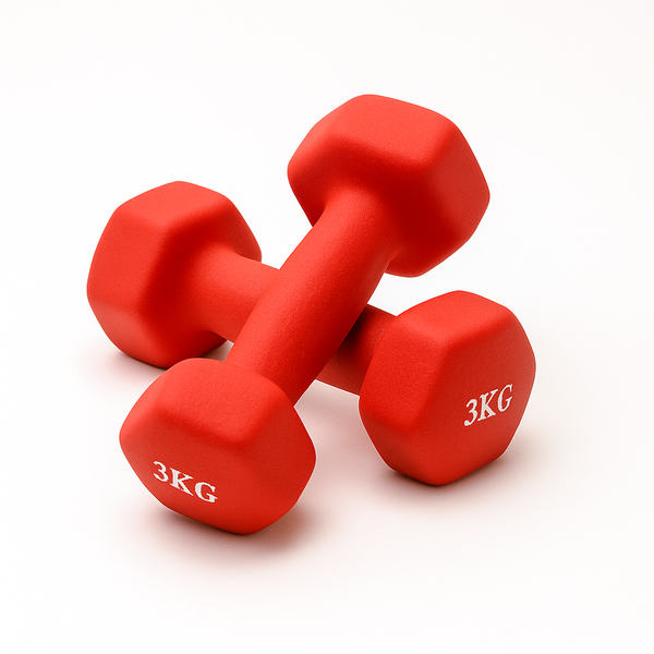 Dumbbells - Pair, For Home Gym and Toning - 3kg