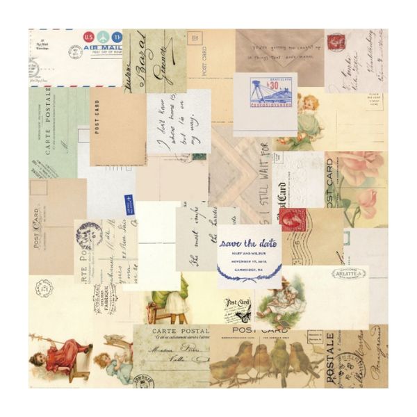 Variety of Small Scrapbooking and Craft Paper (60 Sheets)