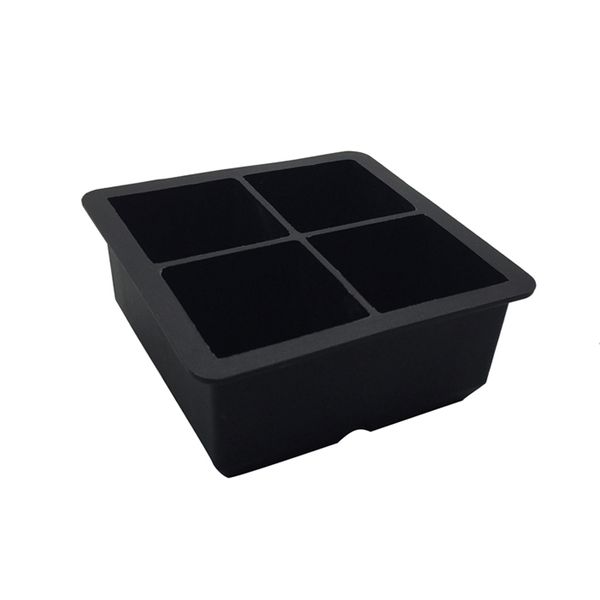 Large Silicone Ice Block Cube Tray Mould - 4 Cubes