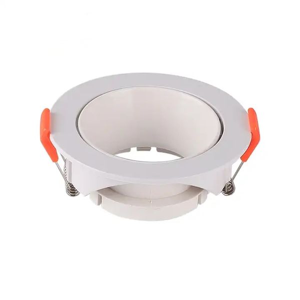 Recessed Adjustable GU10 Fixture Down Light Fitting White 2pcs - MRUL