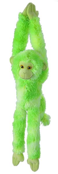 Wild Republic Hanging Green Monkey Plush Teddy 20 Inch
