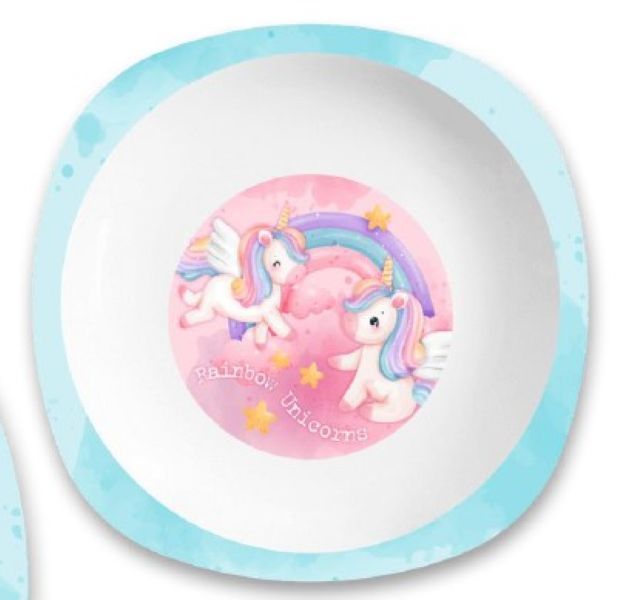 Rainbow Unicorn Shaped Bowl