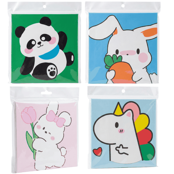 4pcs Unicorn 20cm Cotton Painting Bundle