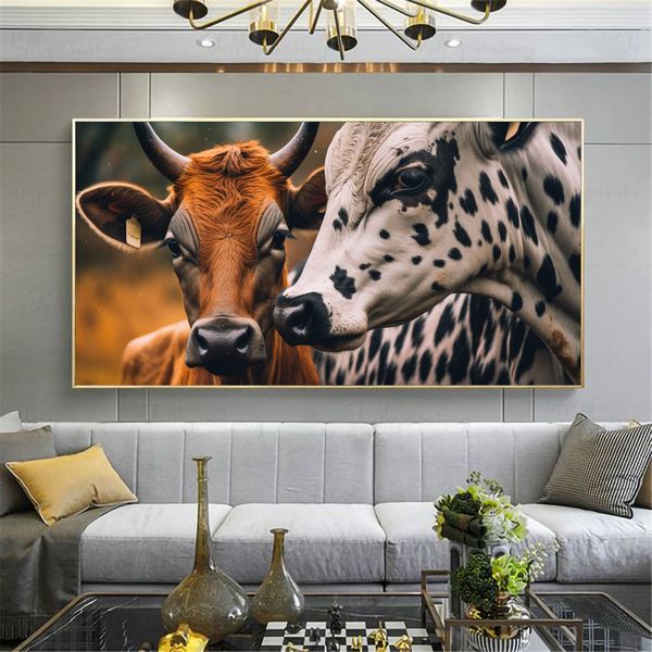 Canvas Wall Decor - Nguni Majestic Cattle - 0529