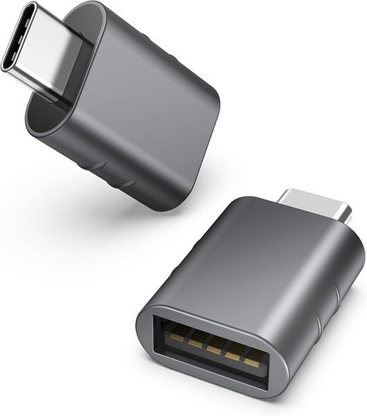 USB C to USB Adapter Pack of 2, USB 3.0 Female to Thunderbolt 4/3 Adapter