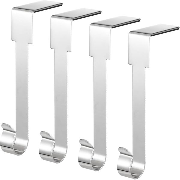 4 Piece Christmas Stocking Holders Mantel Hook Hangers Fireplace Hooks