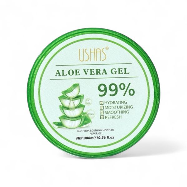 Ushas Aloe Vera Gel 300ml Soothing Moisturizing Repair Sensitive Skin
