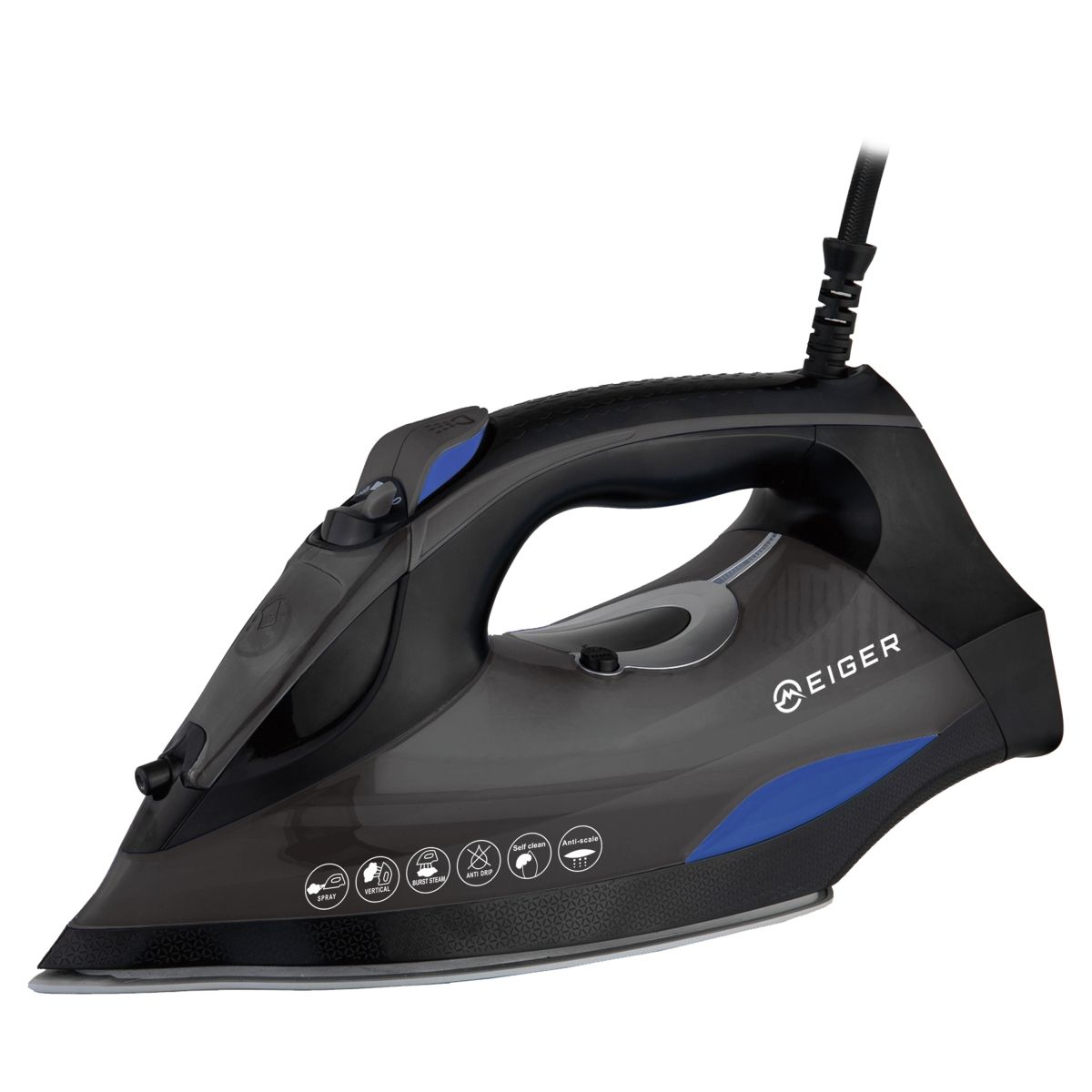 Eiger Steam Iron with Double Soleplate Oracle Series Shop