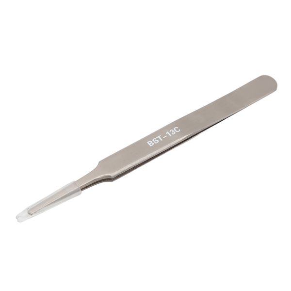 Stainless Steel Craft Tweezers, Anti-Magnetic Acid-Resistant High Hardness