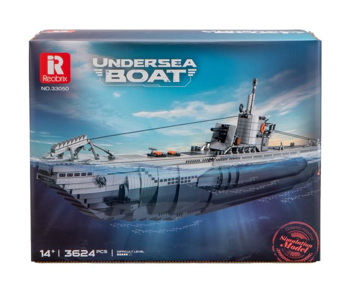 Reobrix U-Boat / Strategic U-Type Submarine (3624pcs) - 140cm