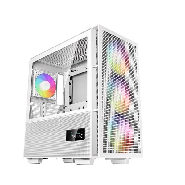 DeepCool CH560WH Digital ATX W/TG+LCD+ARGB Fan-BK