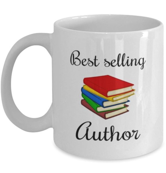 Best Selling Author Christmas Birthday Writer Gift Mug