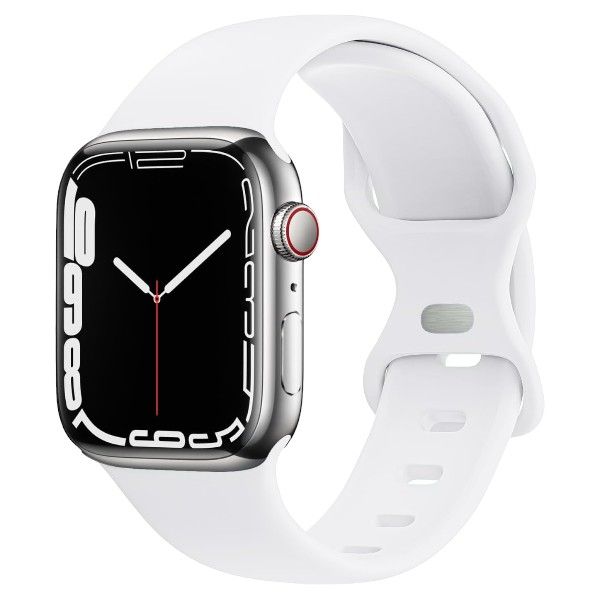 Soft Silicone Strap for Apple Watch with Water Resistance - Bright Green